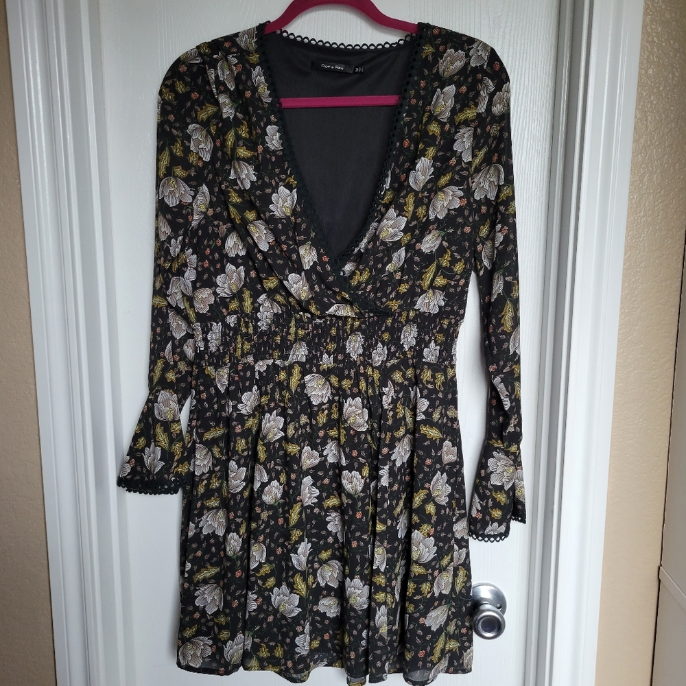 Doe + Rae Long Sleeve Mini Dress